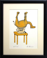 PRODÁNO.  Jiří Slíva - Camel Café - grafika